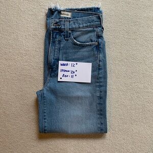 Madewell perfect vintage wide leg crop size 24